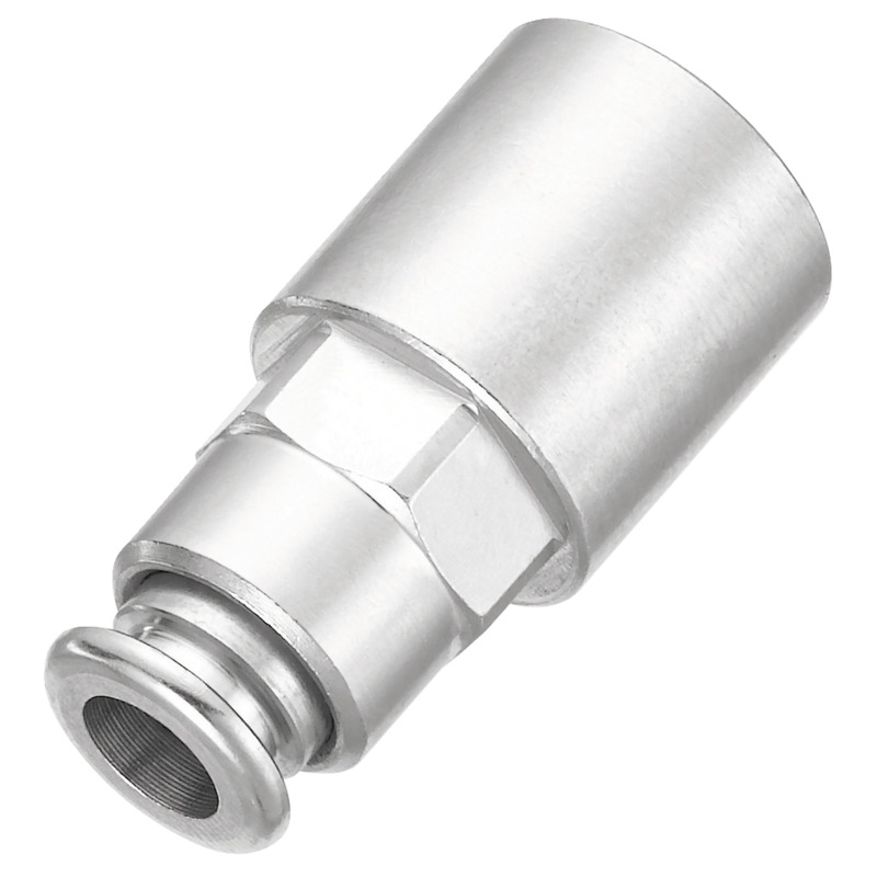 Raccord droit Femelle F08-F1/4G-CN Métal